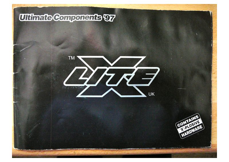 X-Lite 1997 catalog cover