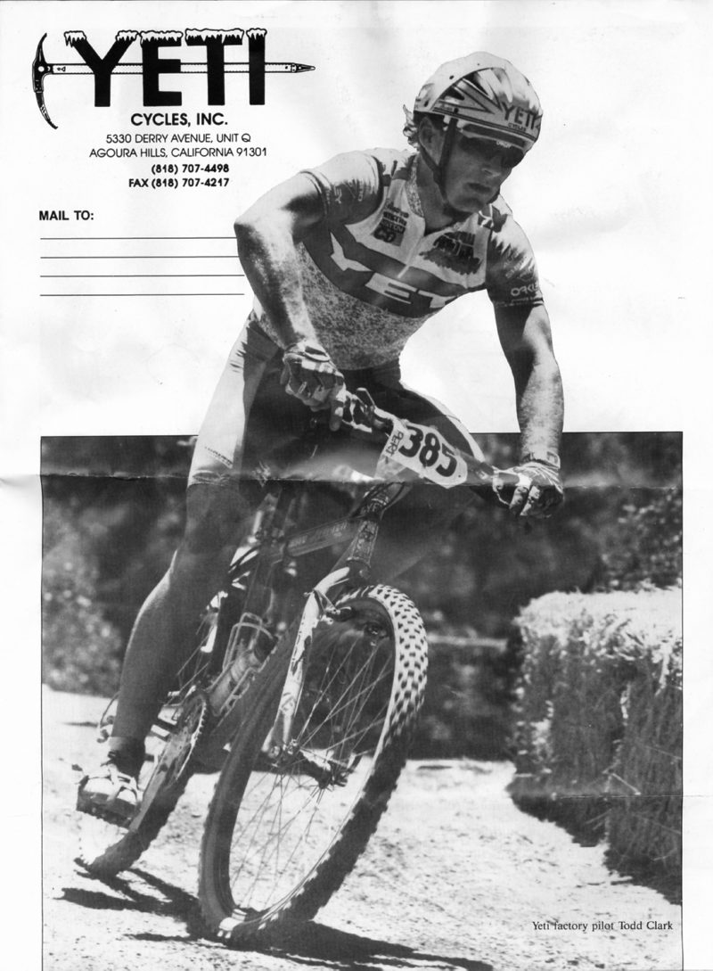 Yeti 1990 catalog cover
