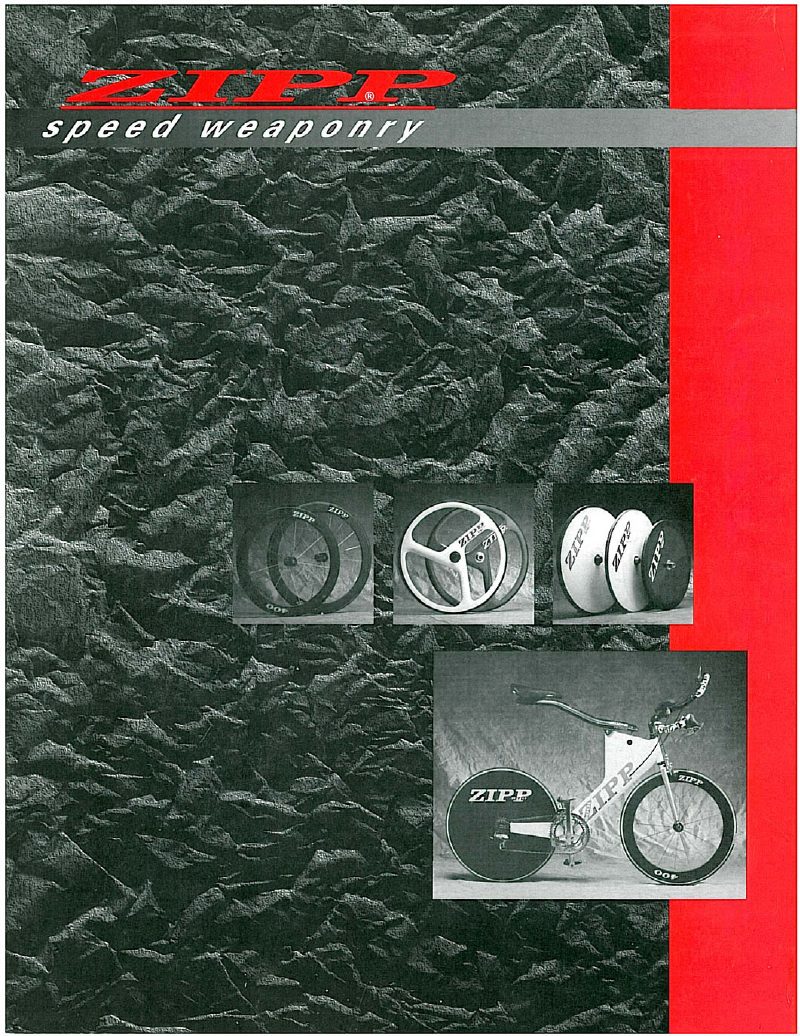 Zipp 1992 catalog cover